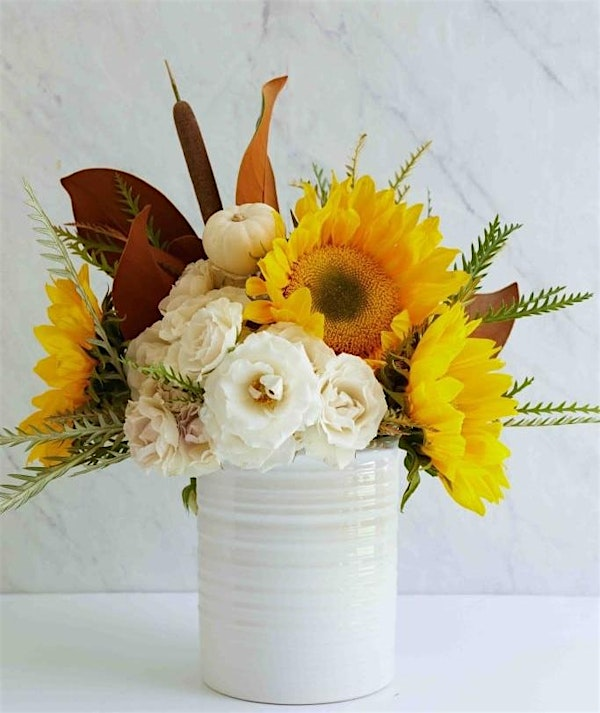 Fall Fresh Flower Arranging Workshop | The Secret Garden - Brew and Bloom South