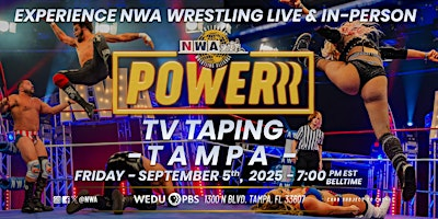 NWA Powerrr Tapings @ WEDU PBS Studios / Friday, Sept 5th, 2025 | WEDU PBS Studios