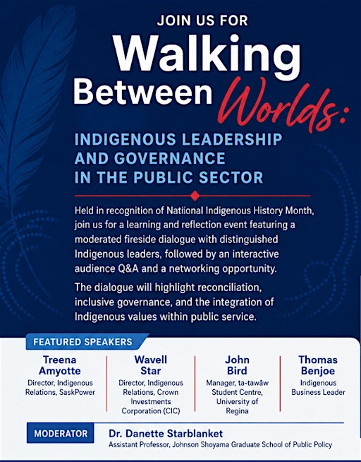 Indigenous Leadership and Governance in the Public Sector | Johnson Shoyama Graduate School of Public Policy