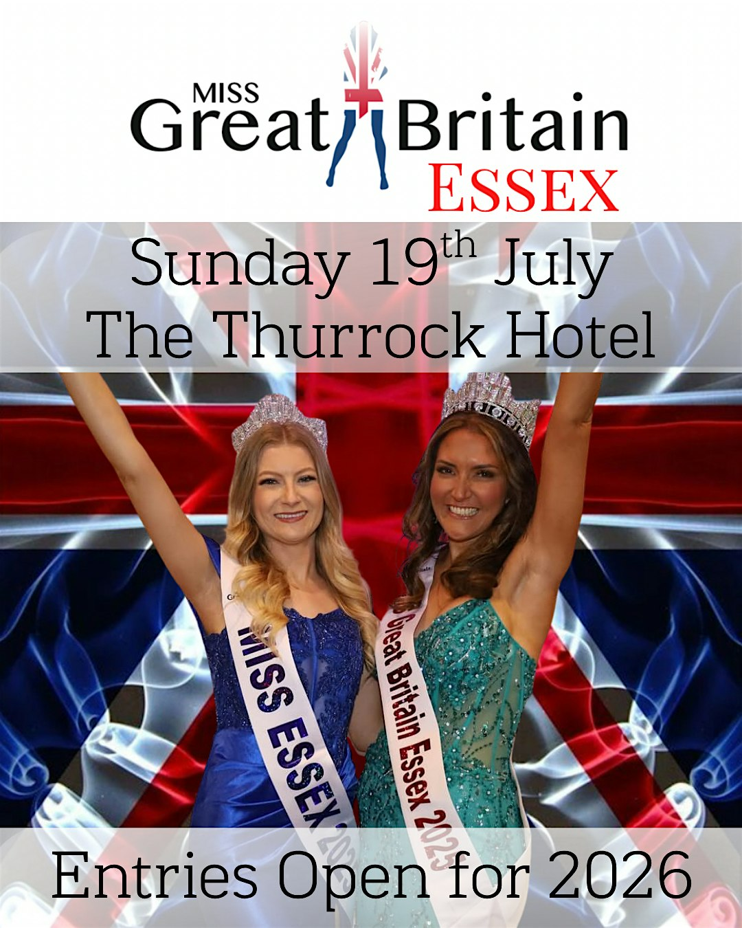 Miss & Ms Great Britain Essex 2026 | The Thurrock Hotel