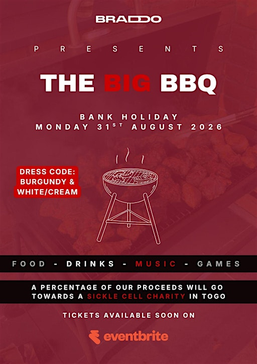Braddo's BIG BBQ - Helping Children with Sickle Cell in Togo | Ilford Cricket club