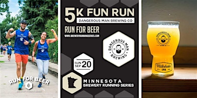5k Fun Run x Dangerous Man Brewing Co. | 2026 MN Brewery Running Series | Dangerous Man Brewing - Taproom