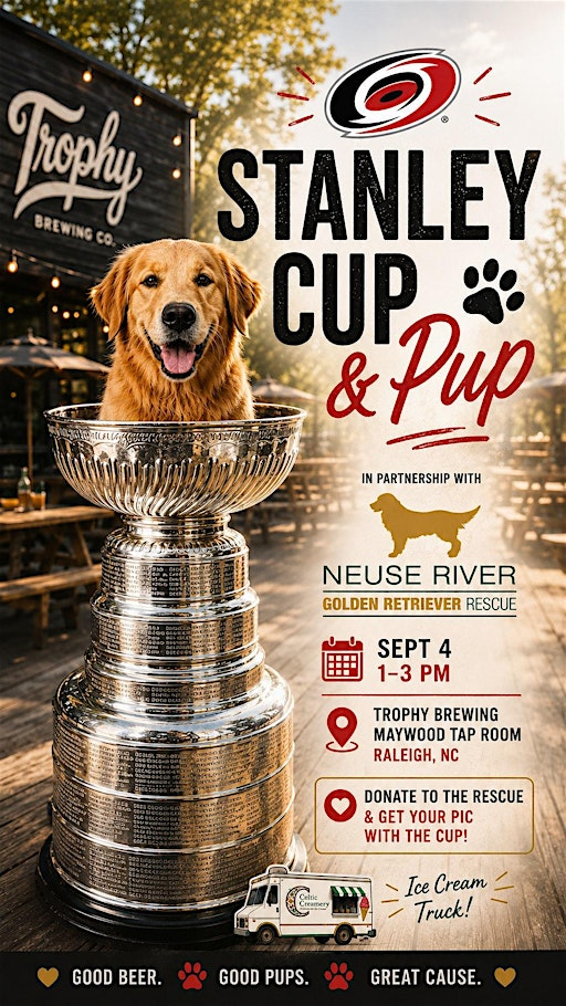 Stanley Cup & Pup | Trophy Brewing & Taproom