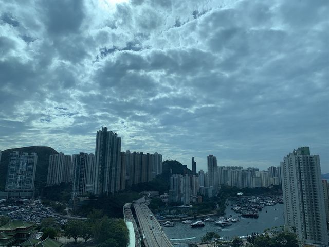 高空遠眺深灣遊艇會