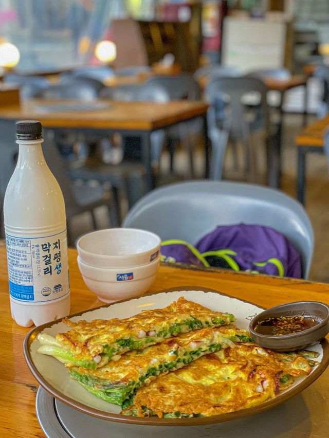 청계산 등산한 후 먹는 파전과 막걸리!🍶