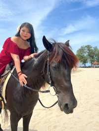 Horse Riding at Samila Beach Hatyai! 
