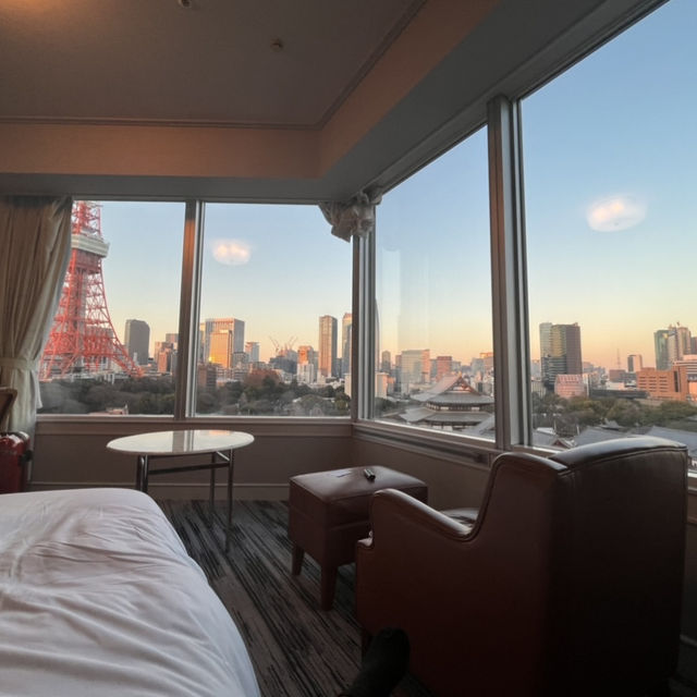 東京タワーが目の前に見えるホテル