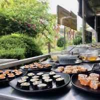 Favorite BBQ buffet in Luang Prabang