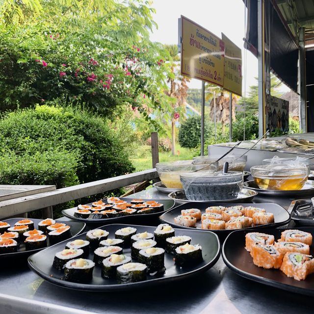 Favorite BBQ buffet in Luang Prabang