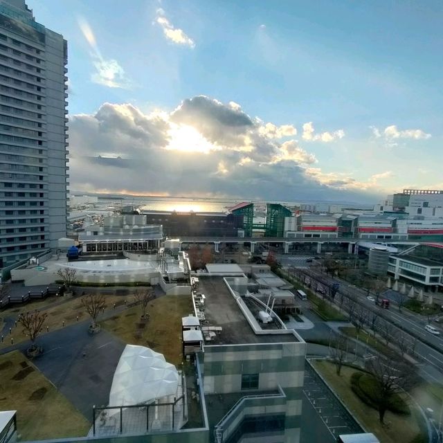 【大阪 南港】ハイセンスルームから見る夕陽は最高すぎた✨✨