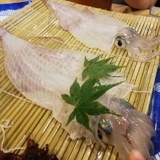 [唐津市呼子]海に浮かぶ烏賊🦑料理レストラン🍴「萬坊」