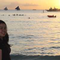 Chasing the Boracay sunset
