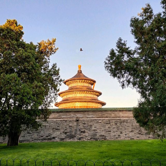 The sunshine on Temple of Heaven