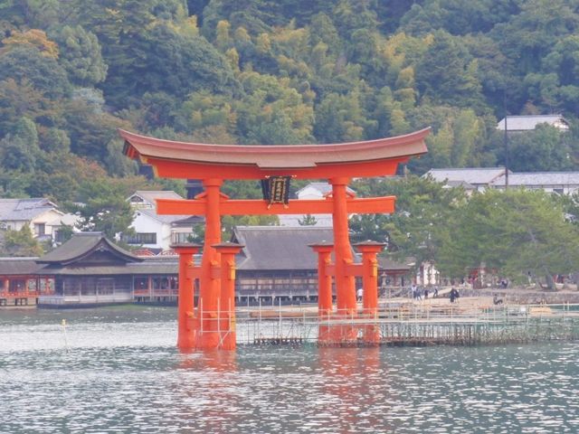 秋🍁(安芸)の宮島。宮島口駅→宮島