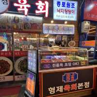 韓国/ソウル【鍾路5街】広蔵市場！ユッケ専門店のご紹介❤️‍🔥