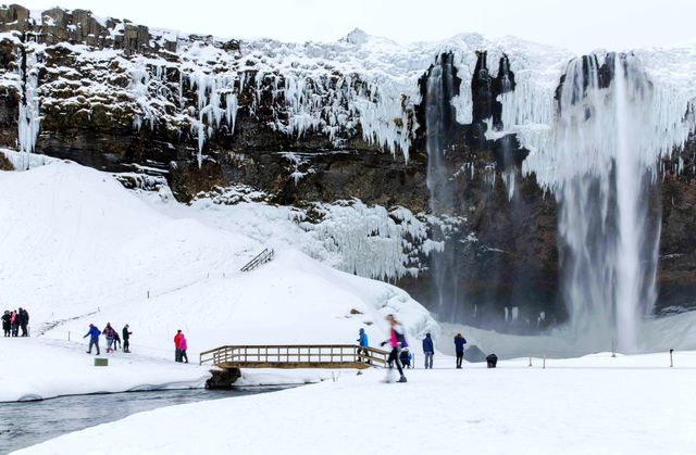 Iceland's largest waterfall, Skogafoss.