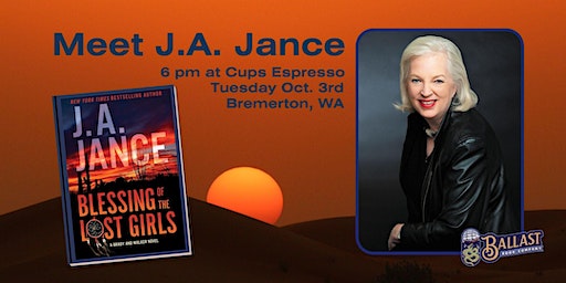 Meet author J.A. Jance (Bremerton) | Cups Espresso & Cafe