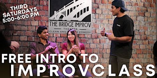 FREE Intro to Improv Class (Tempe) | The Bridge Improv Comedy Theater