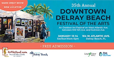 35th Annual Downtown Delray Beach Festival of the Arts | 104 W Atlantic Ave
