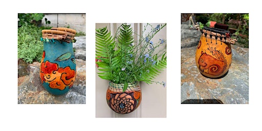 Gourd Coiling, Painting and Burning | Colibri Soul Studio