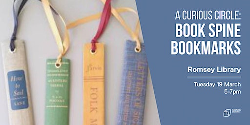 A Curious Circle: Book spine bookmarks | Romsey Library