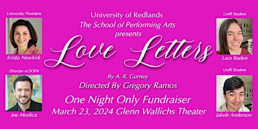 Love Letters | Glenn Wallichs Theater, University of Redlands