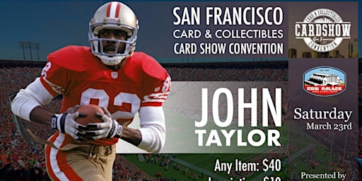 John Taylor at the Card and and Collectibles Convention in San Francisco | Cow Palace Arena & Event Center