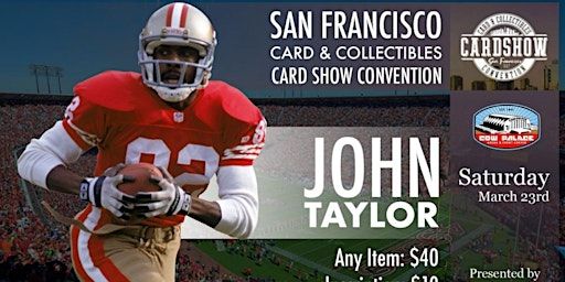 John Taylor at the Card and and Collectibles Convention in San Francisco | Cow Palace Arena & Event Center