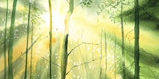 Sunlight Forest in Watercolors with Phyllis Gubins | Red Brick Art