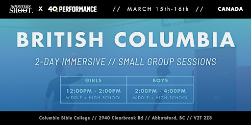 Abbotsford, BC - Shooting Clinic | Columbia Bible College