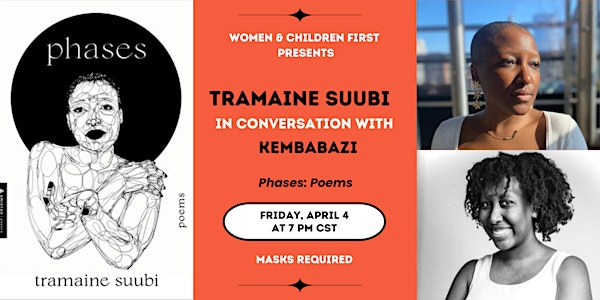 Poetry Reading: Phases by Tramaine Suubi | Women & Children First