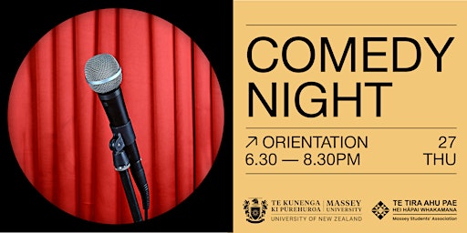 Massey University Manawatū Campus Comedy Night | Massey University