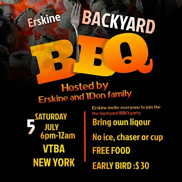ERSKINE BACKYARD BBQ | St bless