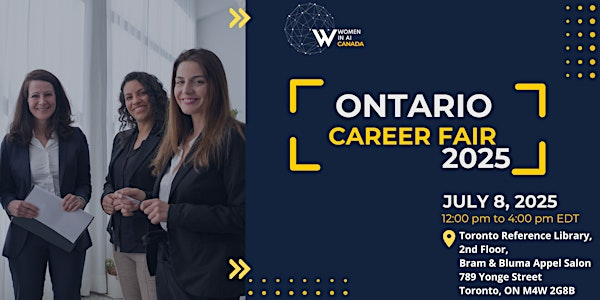 2025 - Ontario Career Fair Tech | AI | Toronto Public Library - Toronto Reference Library