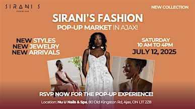 Sirani's Fashion Pop-Up Event | Nu U Nails & Spa