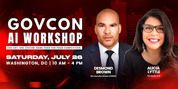 Transform Your GovCon Business in One Day with AI | Washington, DC - Downtown