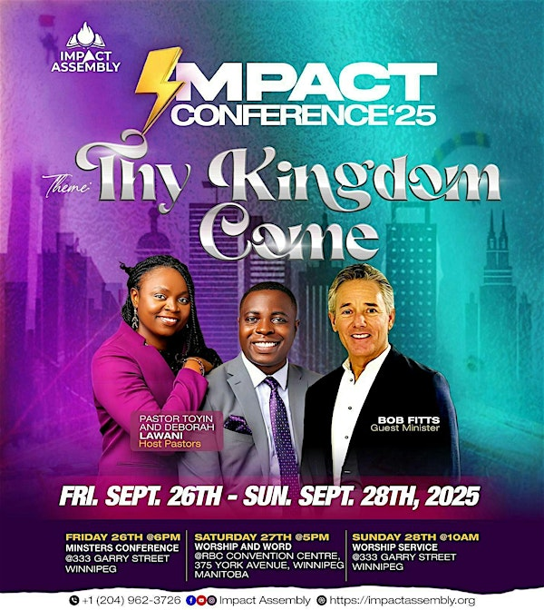 Impact Ministers’ Conference   ’25 | 333 Garry St