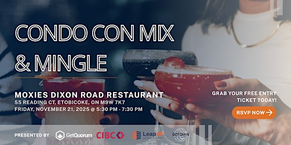 Condo Conference Mix & Mingle | Moxies Dixon Road Restaurant