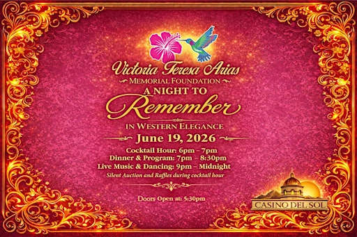 8th Annual "A Night to Remember" in Western Elegance Scholarship Gala | Casino Del Sol, West Valencia Road, Tucson, AZ, USA