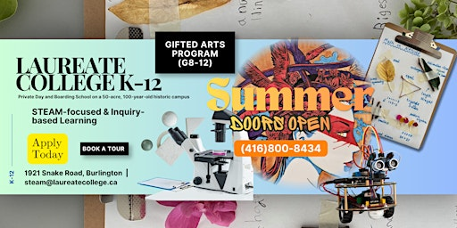 Laureate College Summer Doors Open | 1921 Snake Rd