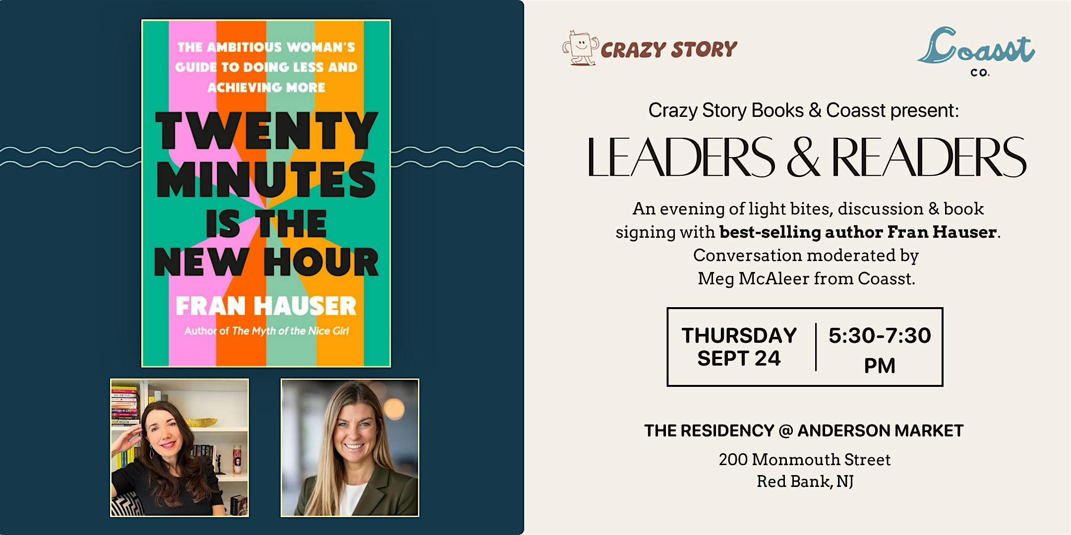 Leaders & Readers: Twenty Minutes Is the New Hour w/ Fran Hauser | Anderson Market