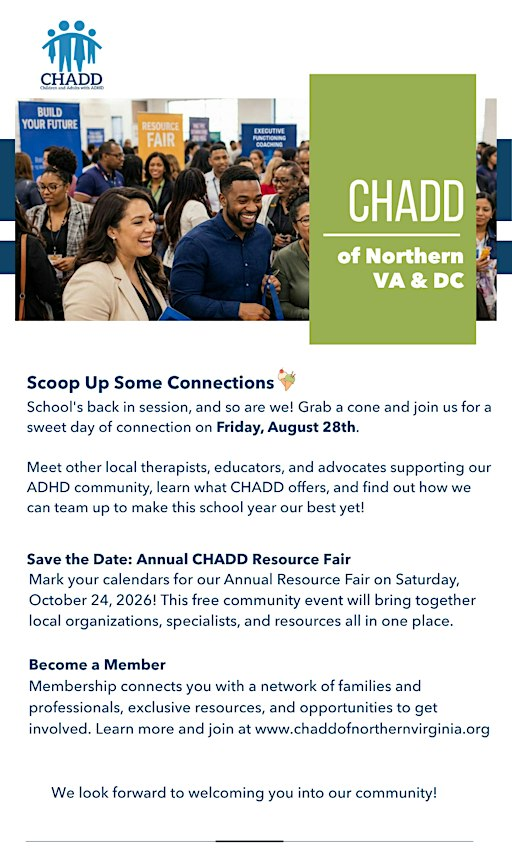 CHADD ADHD Resource Fair 2026 | McLean High School