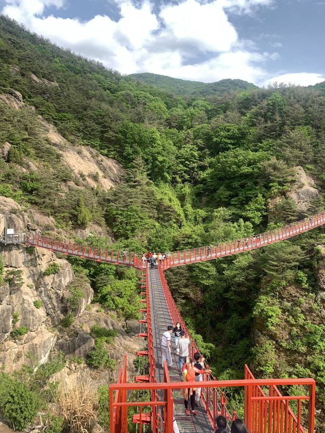 거창 우두산 Y자 출렁다리
