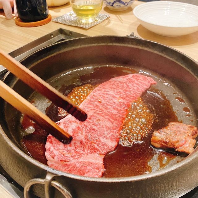 灣仔高質和牛壽喜燒