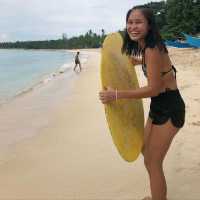 Tried Surfboarding in Mati City 🏄‍♀️ 