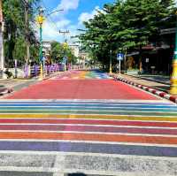 ถนนสายรุ้ง ป่าตอง สวยๆ (ถนนเลียบชายหาด)