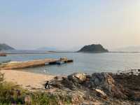 Accessible and beautiful beach, Sharp Island. 