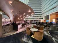 Club lounge offerings at Marina Bay Sands SG