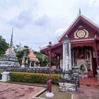 พุทธสถานเชิงท่า – หน้าโบสถ์ โบราณสถาน จ.นนทบุรี