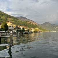 Weggis - lake and mountain